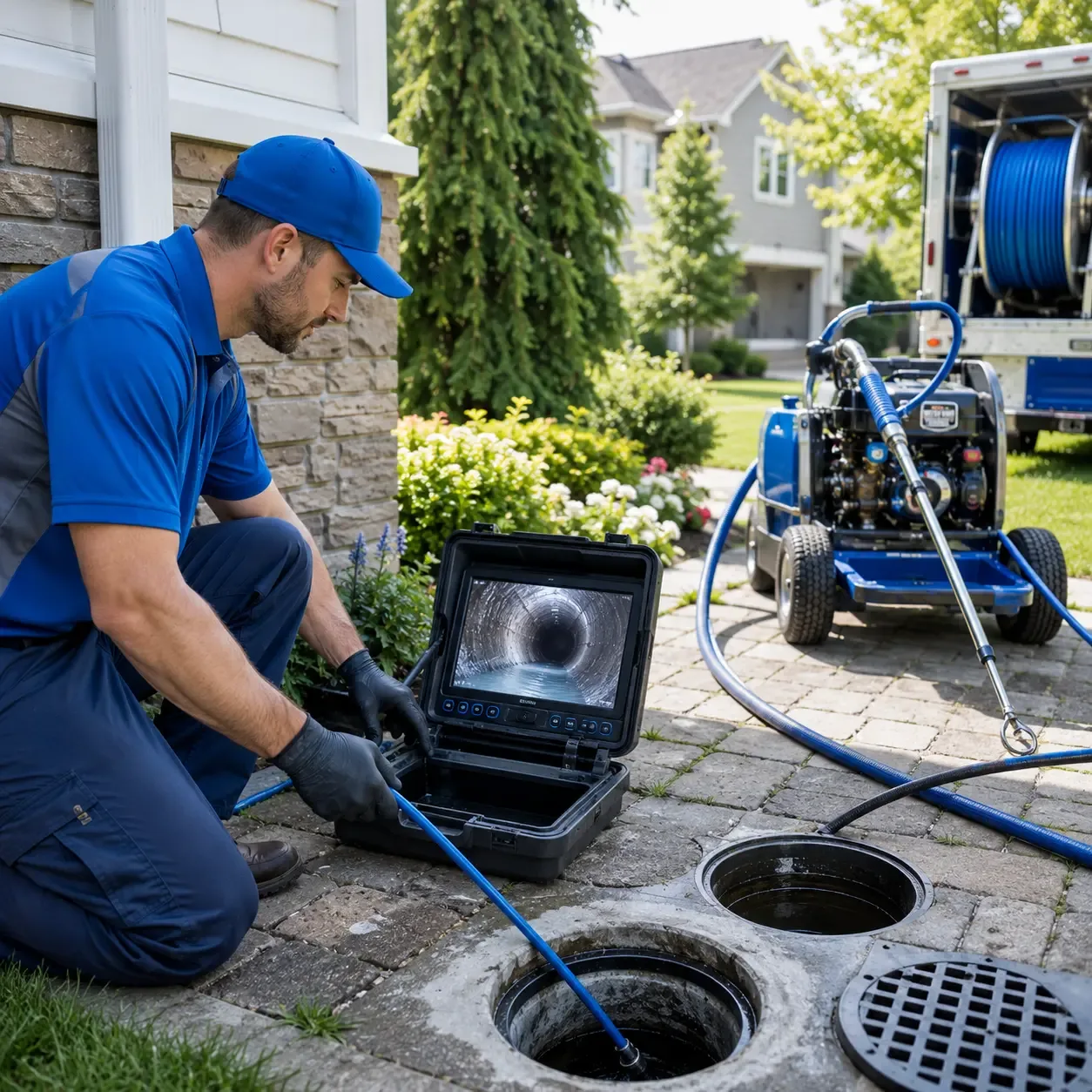 Outdoor drain cleaning professionals serving Mortons Gap, KY